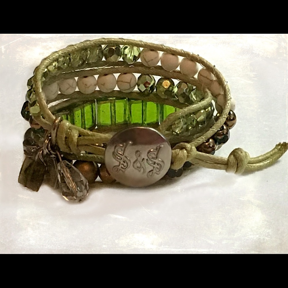 Handmade Triple Wrap Bracelet